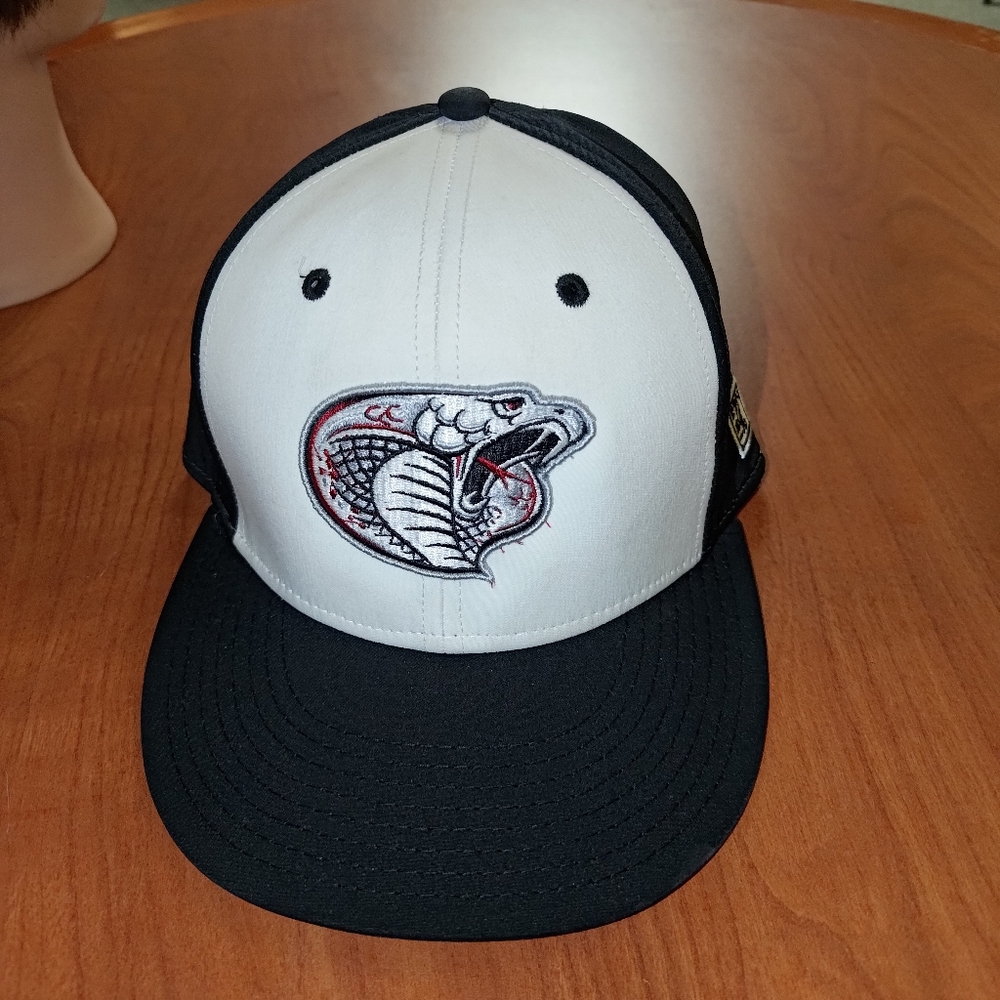 Carolina Cobra Embroidered Logo Football Team Fitted Cap Hat M